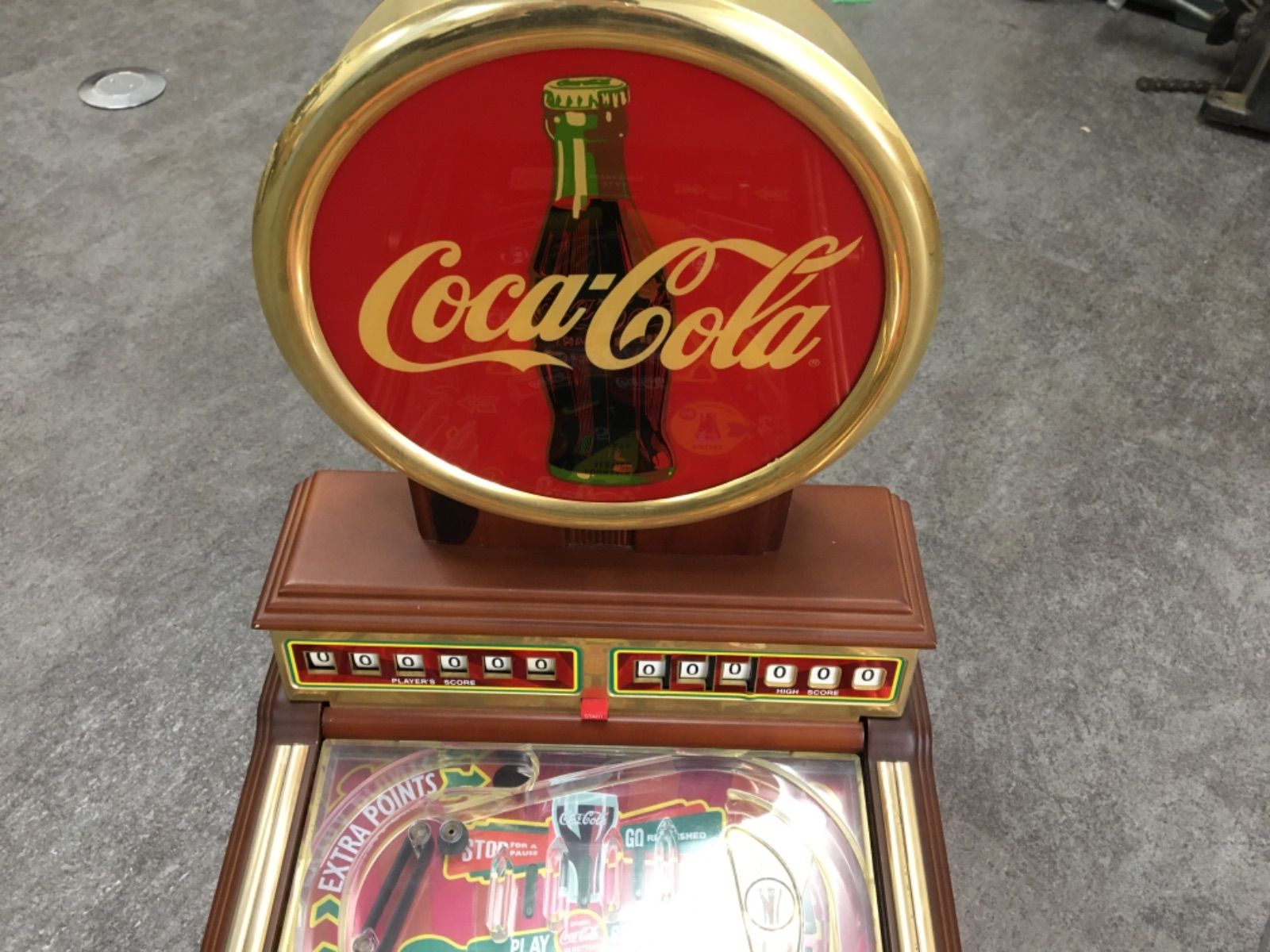 希少】CocaCola コカコーラ コレクターズピンボール マシン ジャンク品 