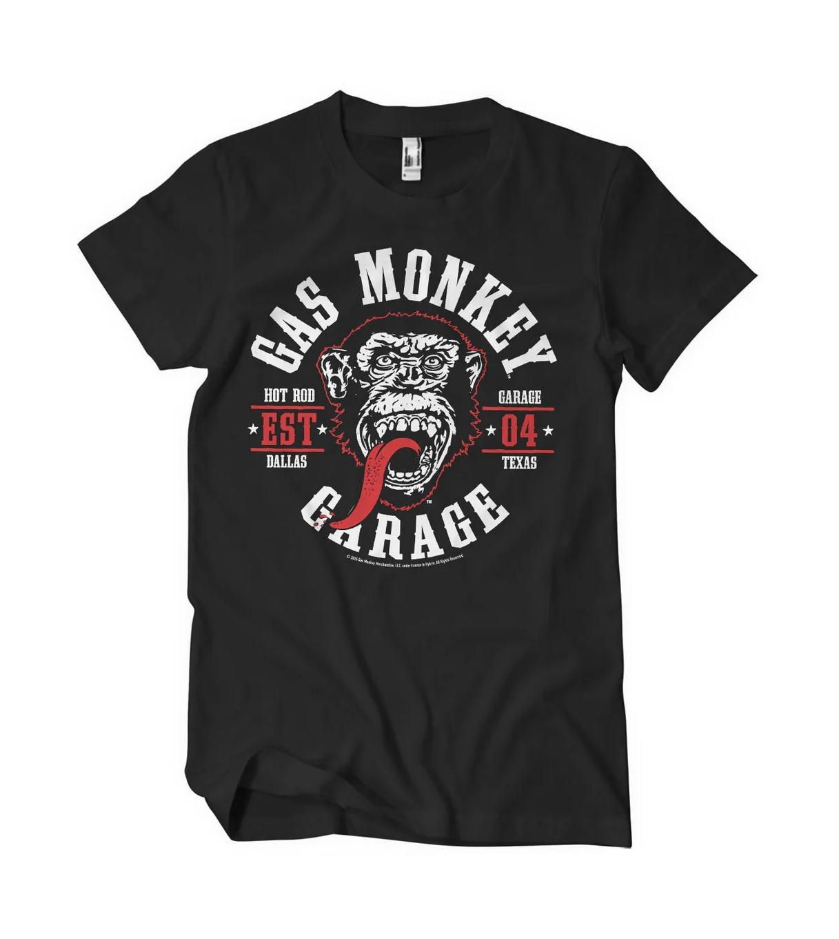 ガス モンキー ガレージ Tシャツ Gas Monkey Garage Round Seal 正規品 アメ車関連