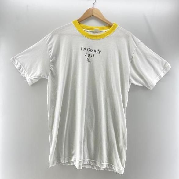 90-00s LA COUNTY JAIL プリズナー Tシャツ ホワイト XL 24