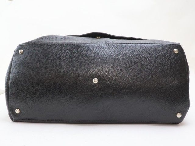 ZANELLATO 黒 ポスティーナ　シボ革　2wayレザー ショルダーバッグ ZANELLATO (ザネラート) 2WAY レザー ショルダーバッグ Postina