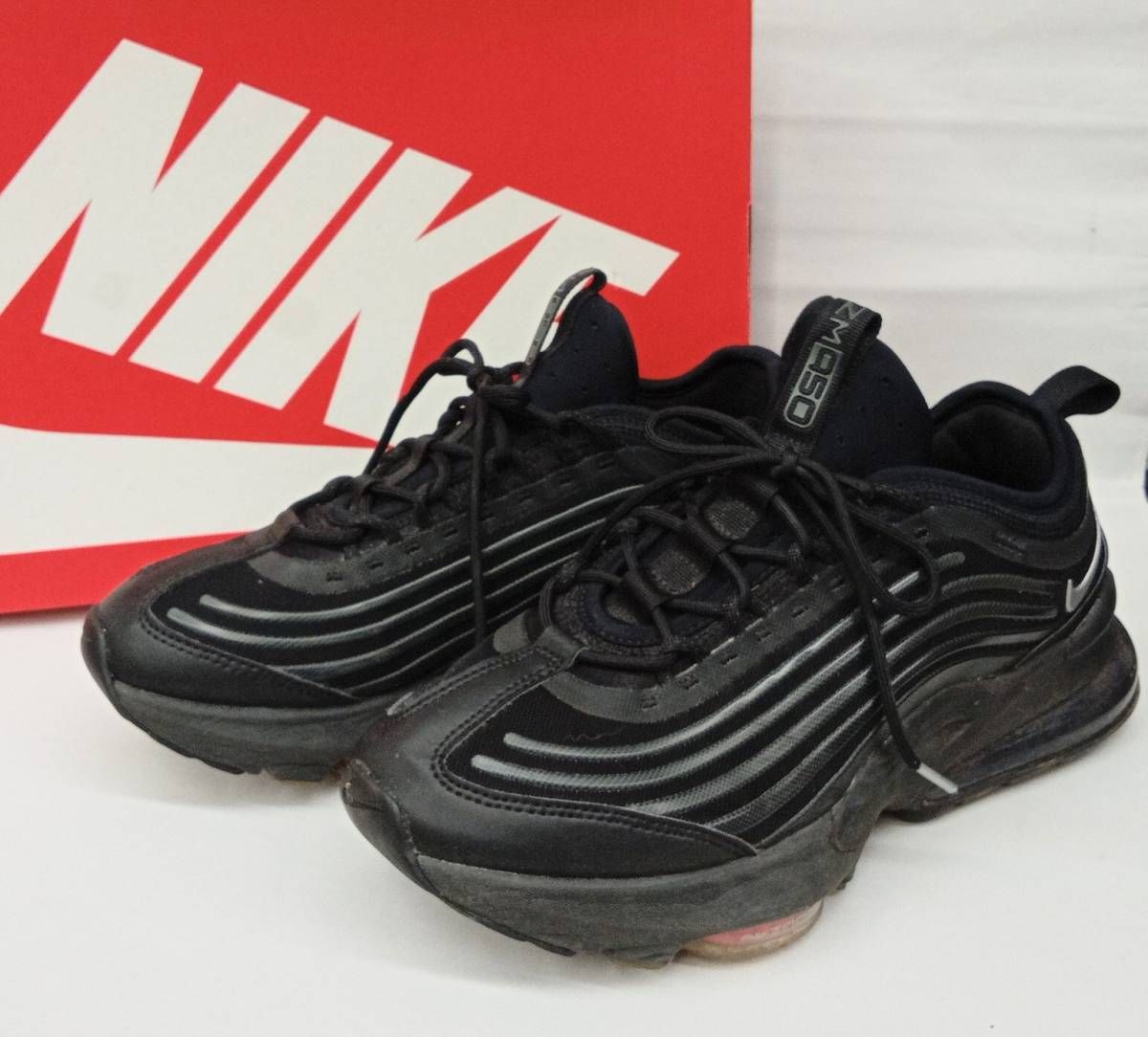 NIKE メンズ 26.5 AIR MAX ZM950 CJ6700-001 ブラック スニーカー