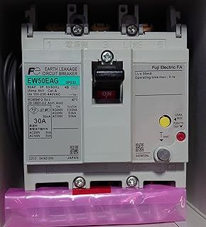 富士電機 一般配線用漏電遮断器 G-TWINシリーズ スタンダード品 経済形 EW50EAG-3P030B 4B K 警報スイッチ 定格電流 A 30 定格感度電流 mA 30 ブランド 富士電機