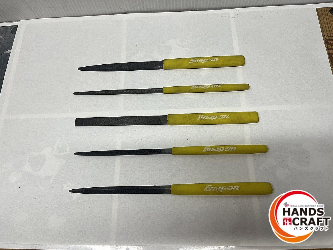 ◆ Snap-on スナップオン TUBSF5HV ヤスリセット 棒ヤスリ5本セット 研磨 硬質材用 鉄工用 HRDEVELOPMENT_JP