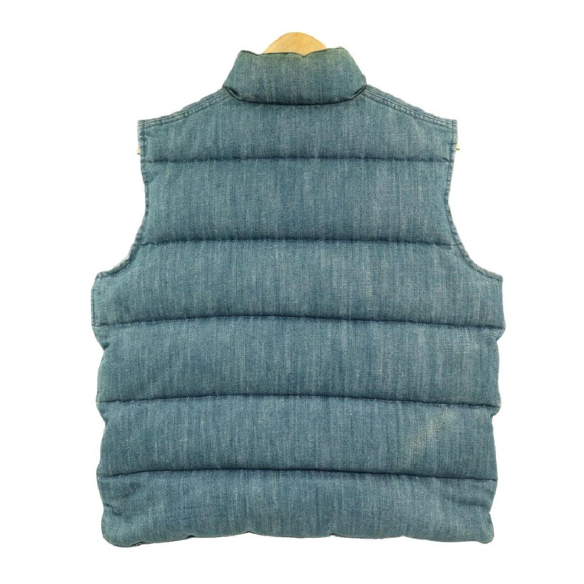 B3467 EVISU エヴィス ダウンベスト デニムベスト デニムジャケット サイズ40