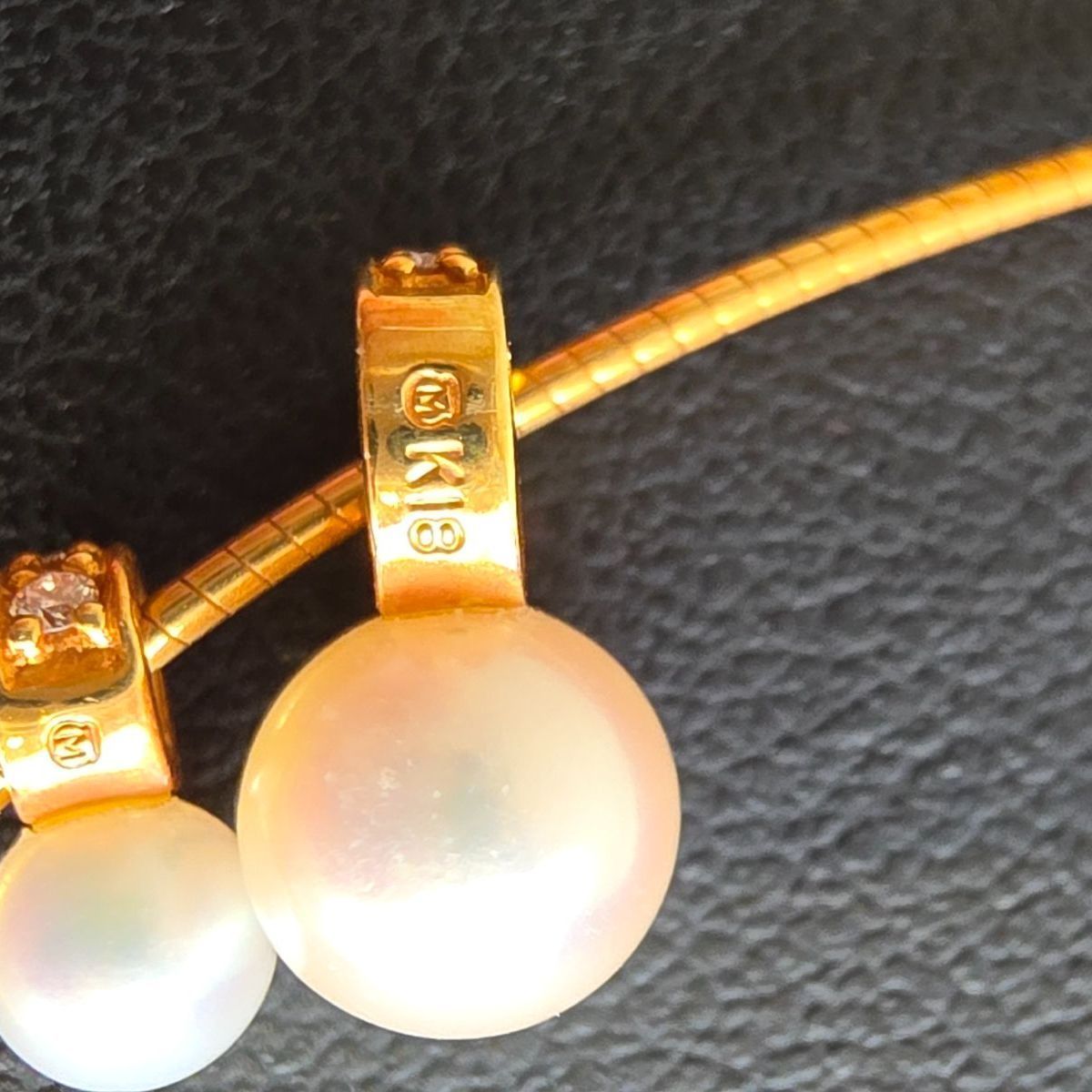 パール チョーカー２粒