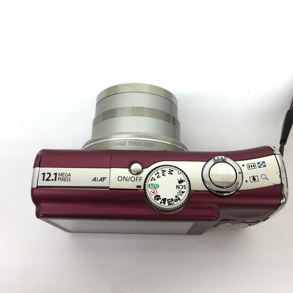 ○CANON PowerShot SX200 IS レッド コンパクトデジタルカメラ ※再調整