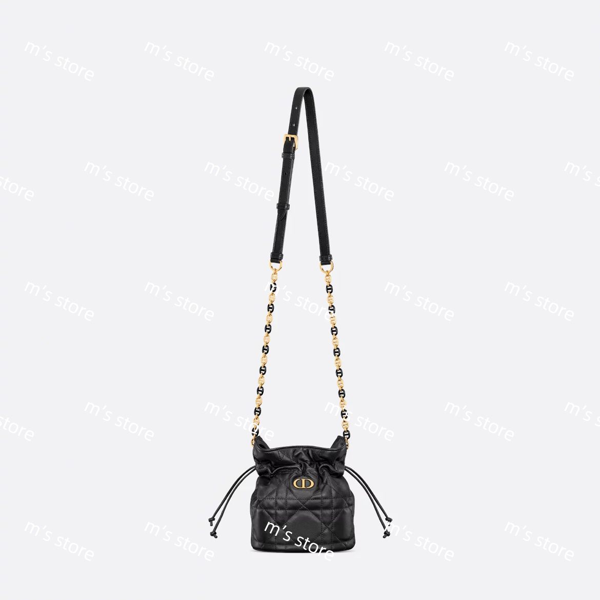 【人気】DIOR MissCaro ドローストリング付 ミニバケットバッグ Miss Caro新作☆】 ドローストリング付き ミニ バケットバッグ