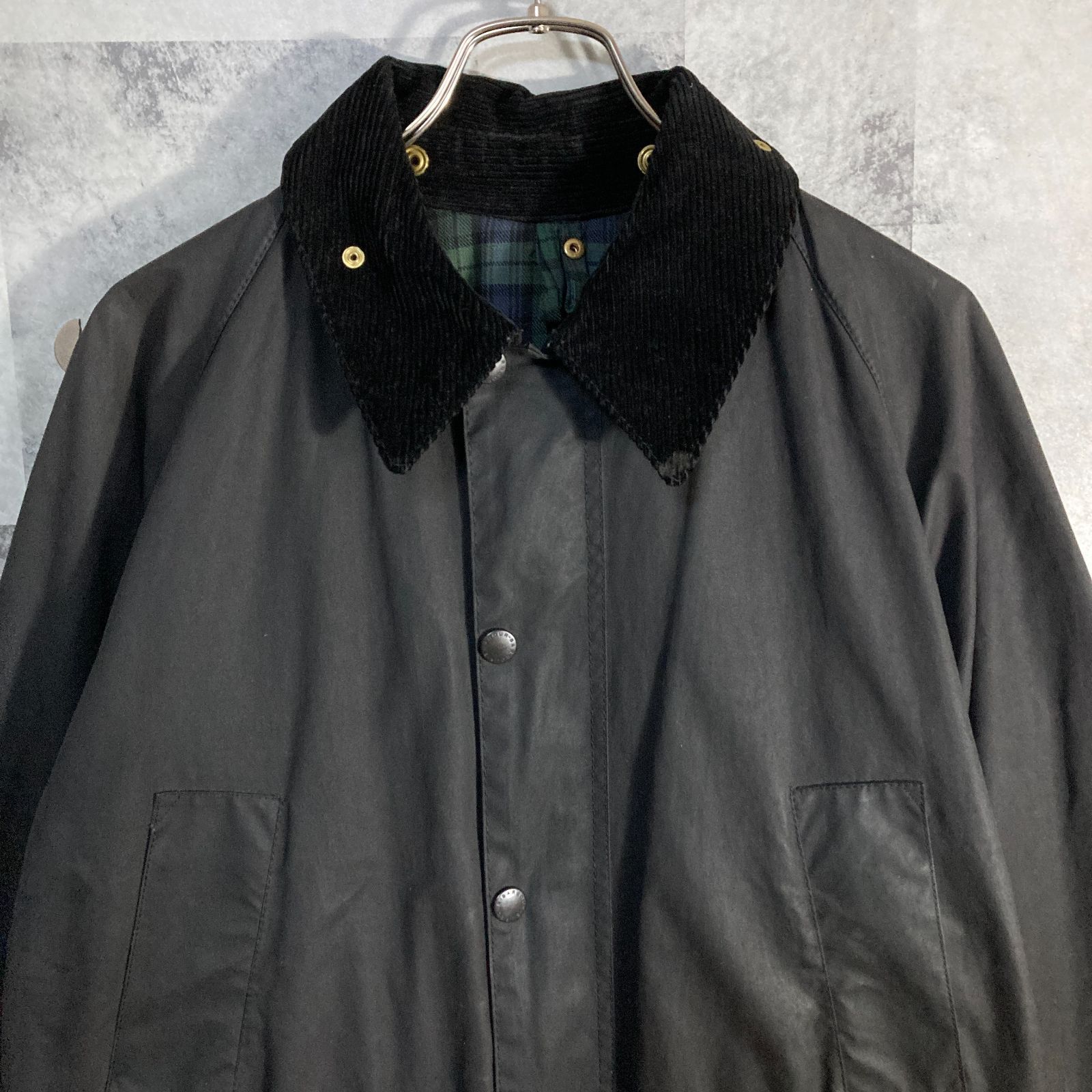 00s 英国製 Barbourバブアー BEDALE オイルドジャケット 黒36 00s 英国製 Barbourバブアー BEDALE オイルドジャケット 黒36