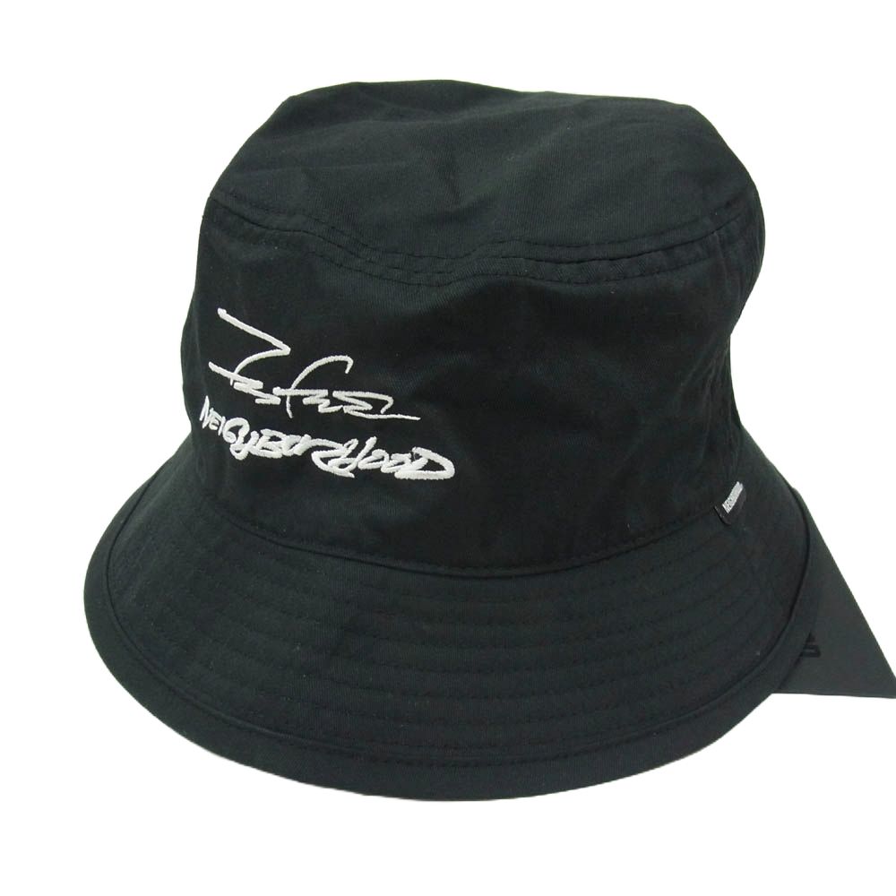 NEIGHBORHOOD ネイバーフッド 222RPFTN-HT01S FUTURA BUCKET HAT フューチュラ バケットハット ブラック系 L 新古品