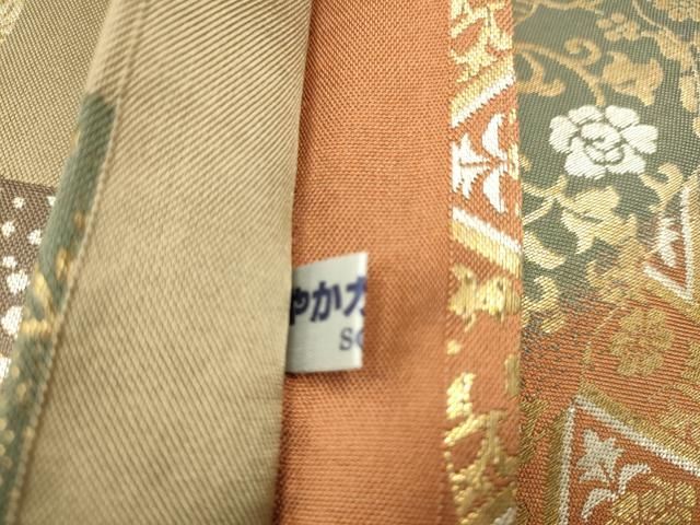 六通柄袋帯 紹巴
