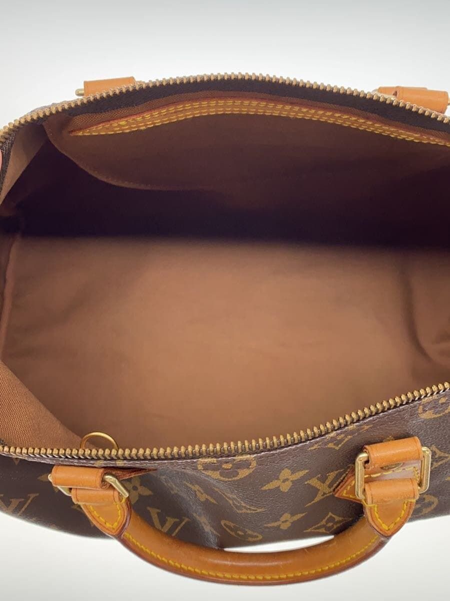 LOUIS VUITTON 1)スピーディ35_モノグラム・キャンバス_BRW PVC ブラウン M41524 - メルカリ