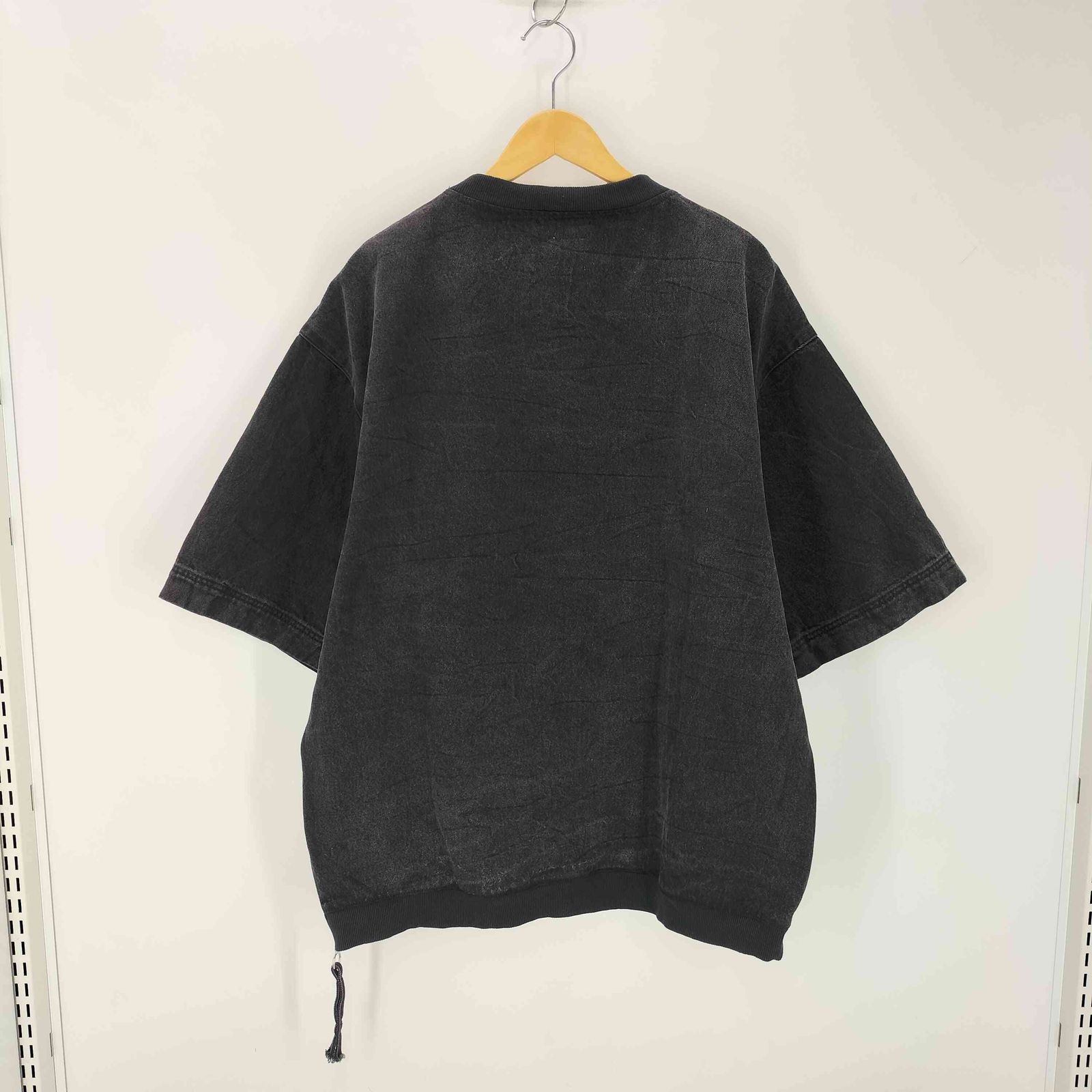 ザラ ZARA ZIP-UP DENIM T-SHIRT ジッパーデニムスウェット