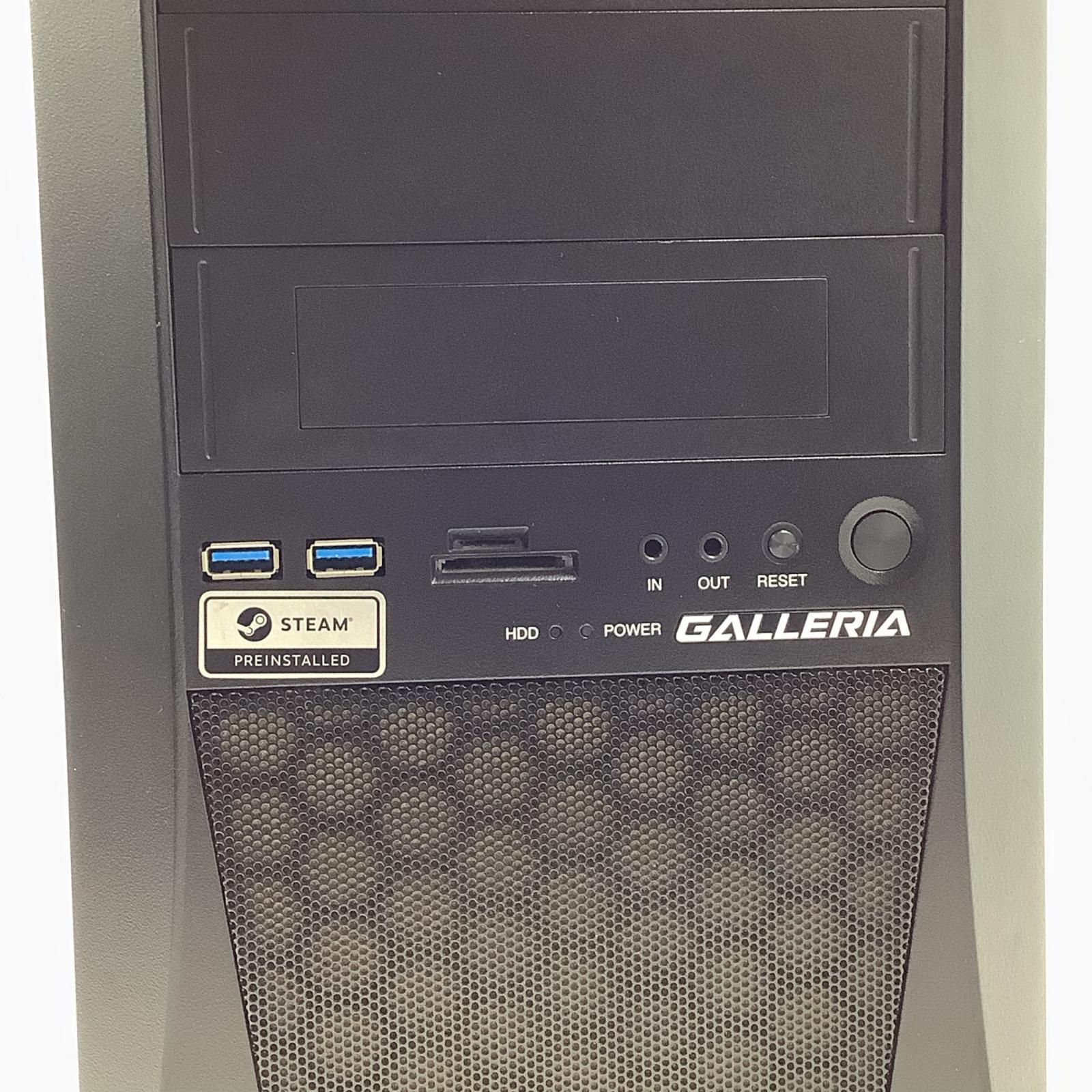 全額返金保証】【最速発送】GALLERIA ゲーミングデスクトップPC ZZ i9 