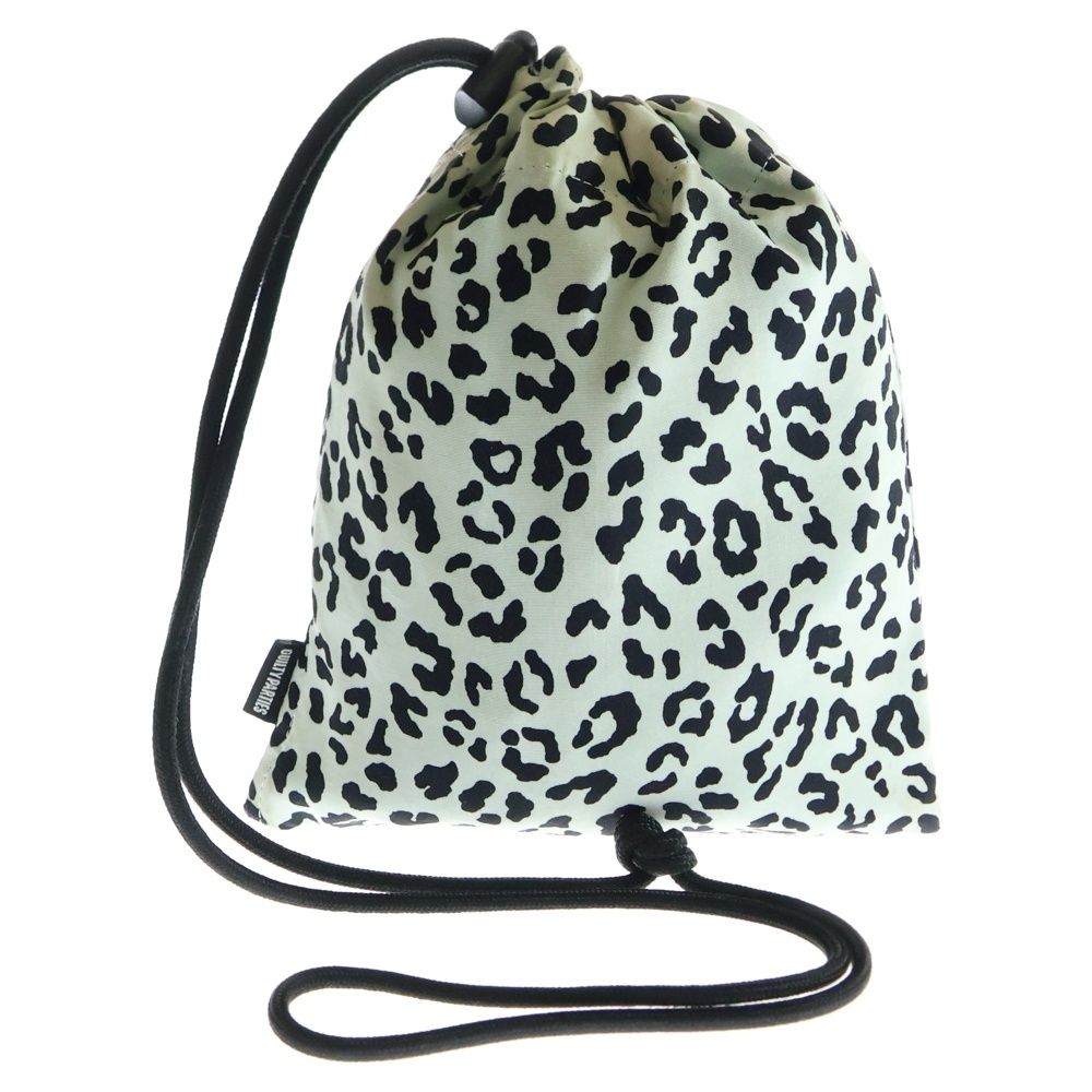 WACKO MARIA ワコマリア 21AW ×PORTER SHOULDER POUCH ポーター レオパード ポーチ 巾着 グレー