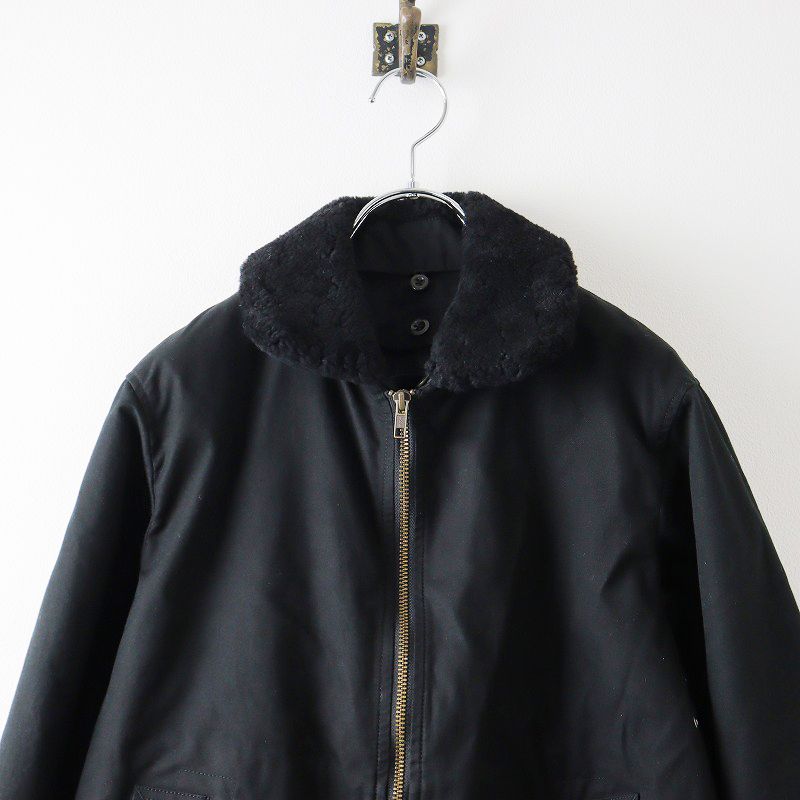 エムエイチエル マーガレットハウエル MHL MARGARET HOWELL WASHED WAXED COTTON MARINE JACKET  1/ブラック【2400013911597】 - メルカリ