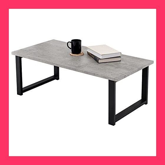 シック＆モダン 大理石調×スチール脚 ローテーブル