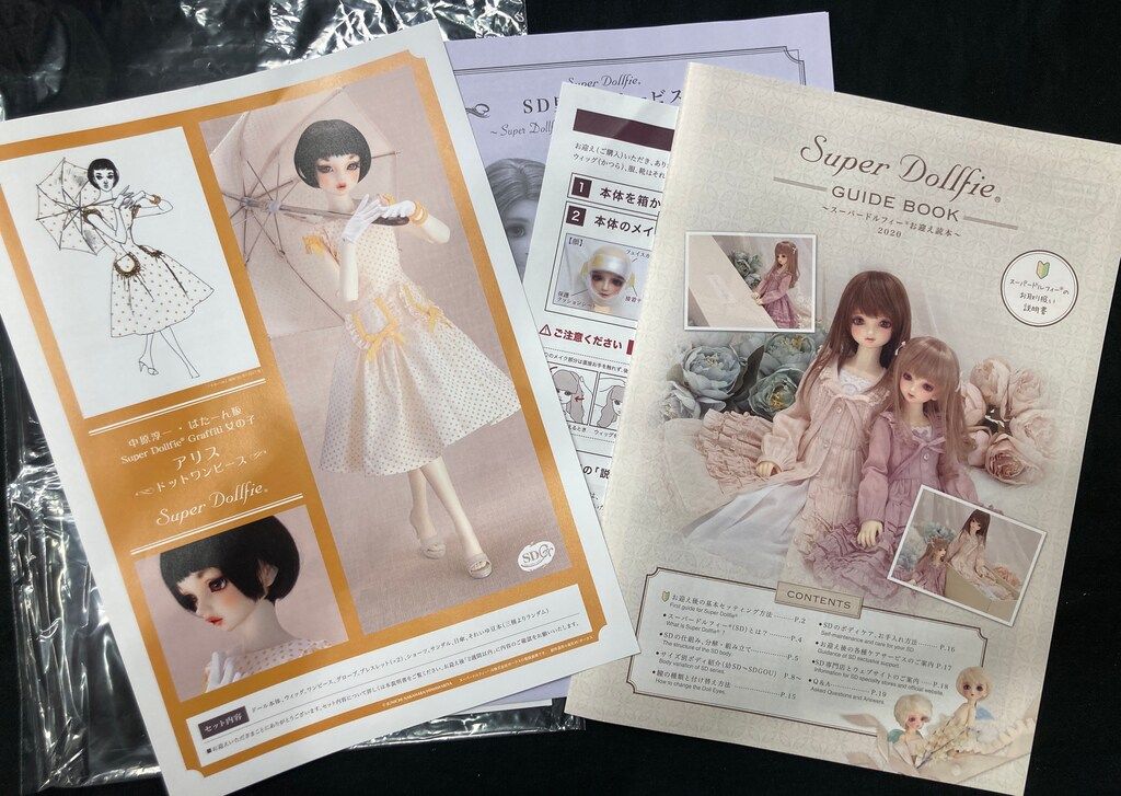 ボークス SDGr 本体ヘッドなし 中原淳一 ドットワンピース 未使用品 SDGr女の子 ロリーナ ～ブラウス集 扉絵～ ｜ 中原淳一・ぱたーん版