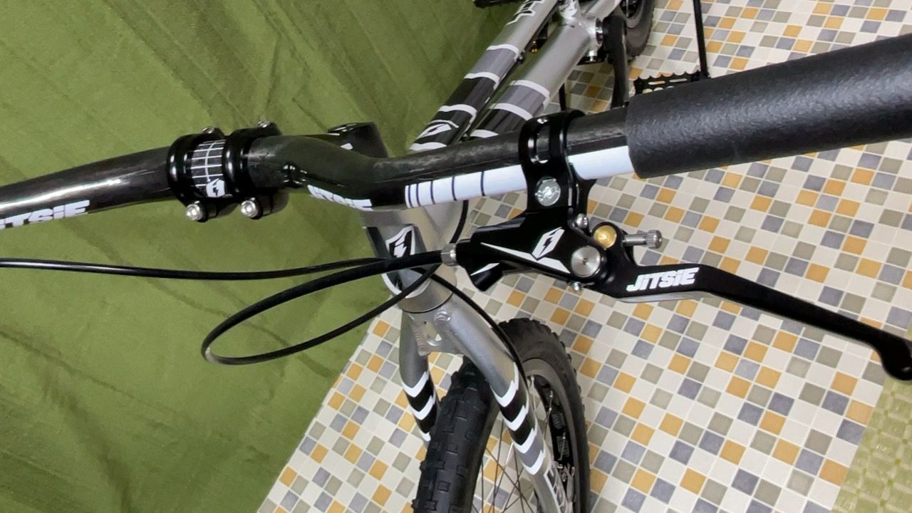 バイクトライアル 完成車 JITSIE RACE ,20ｲﾝﾁ シルバー（新品