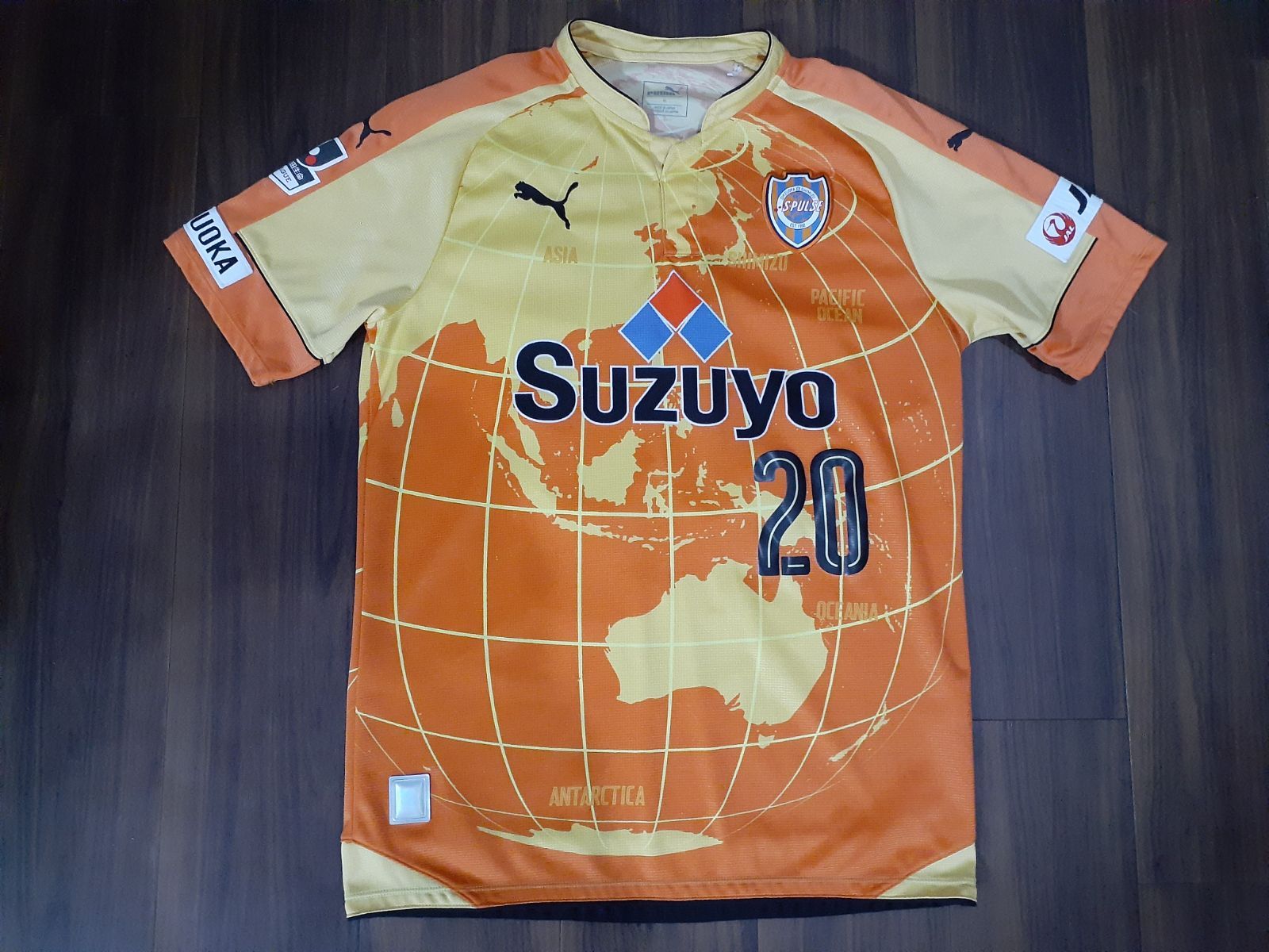 清水エスパルス　ユニフォーム　竹内涼　 X L Rin様専用 PUMA プーマ 清水エスパルス 竹内涼 ホーム ユニフォーム XL