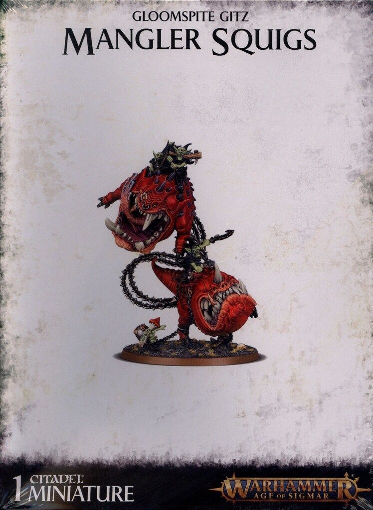 GAMESWORKSHOP WARHAMMER AGE OF SIGMAR Gloomspite Gitz Mangler Squigs