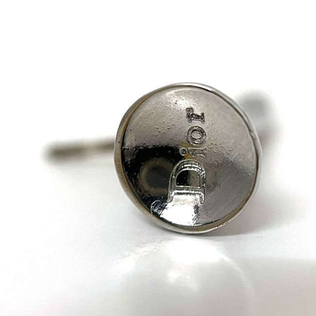 Dior シルバーピアス　正規品 クリスチャン ディオール ピアス ec-22796 シルバー ホワイト レア
