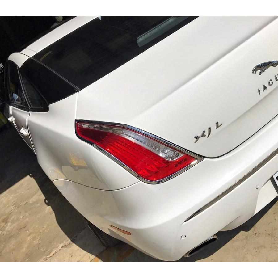 ジャガー メッキ テールライト テールランプ リング XJ XJR ラグジュアリー プレミアム ポートフォリオ スーパースポーツ LWB 575 a2349