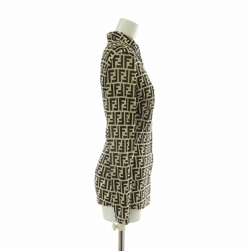 FENDI - フェンディ ノースリーブカットソー 42 M - フェンディ FENDI アンサンブル 長袖シャツ ノースリーブ