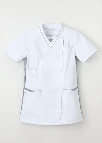 ナガイレーベン 女子スクラブ FT-4627 Tシルバーグレー