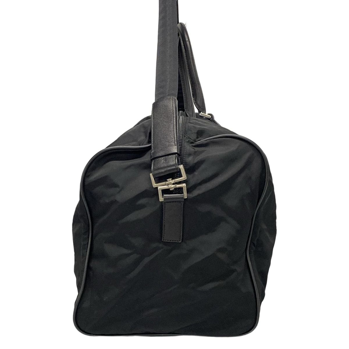 PRADA(プラダ) ボストンバッグ - V20 黒 レザー - メルカリ