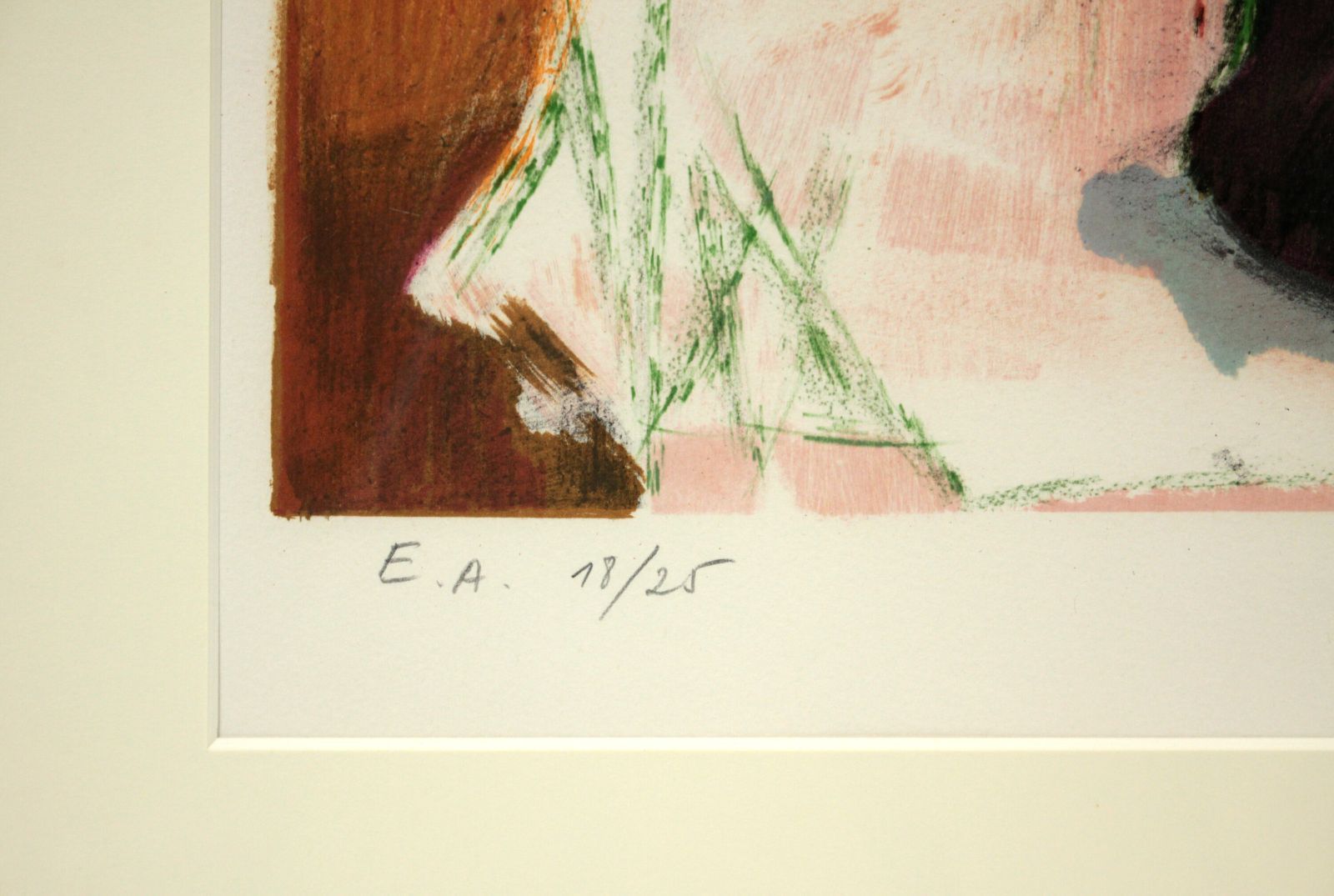 マルセル・クラモアザン 「黒い壺」 リトグラフ 版画 絵画