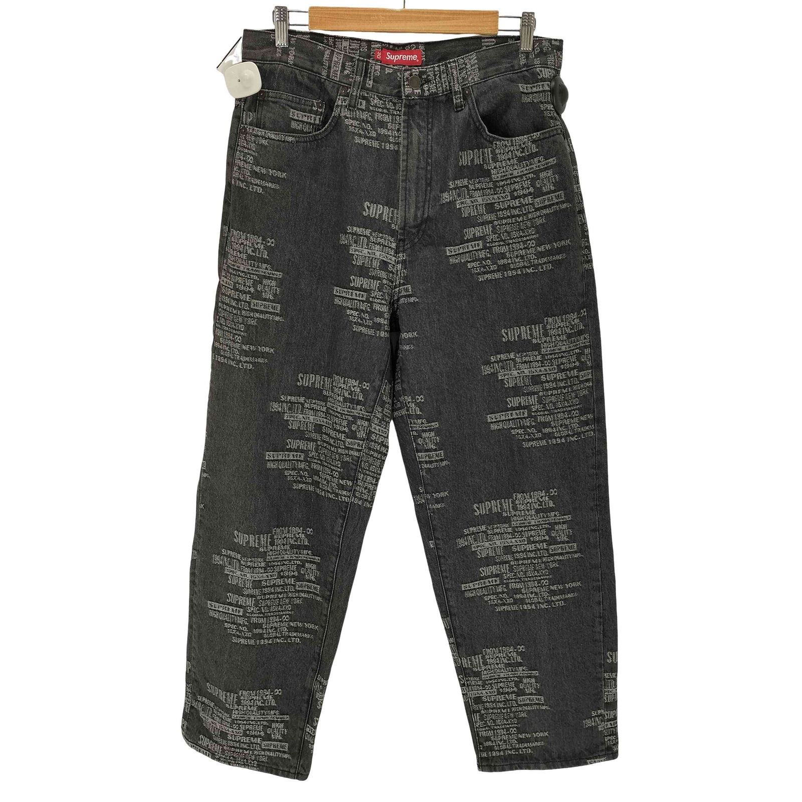 シュプリーム Supreme 23SS Trademark Jacquard Baggy Jean