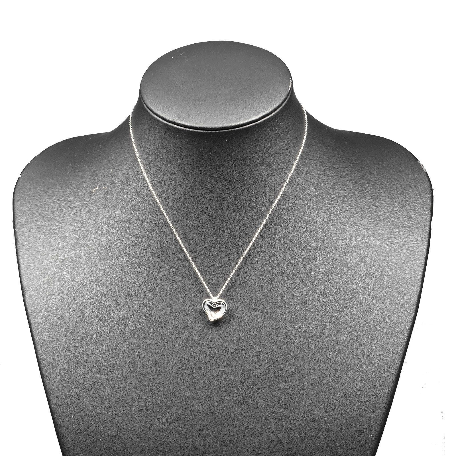 美品 TIFFANY & CO. ティファニー フルハート カーブド ハート