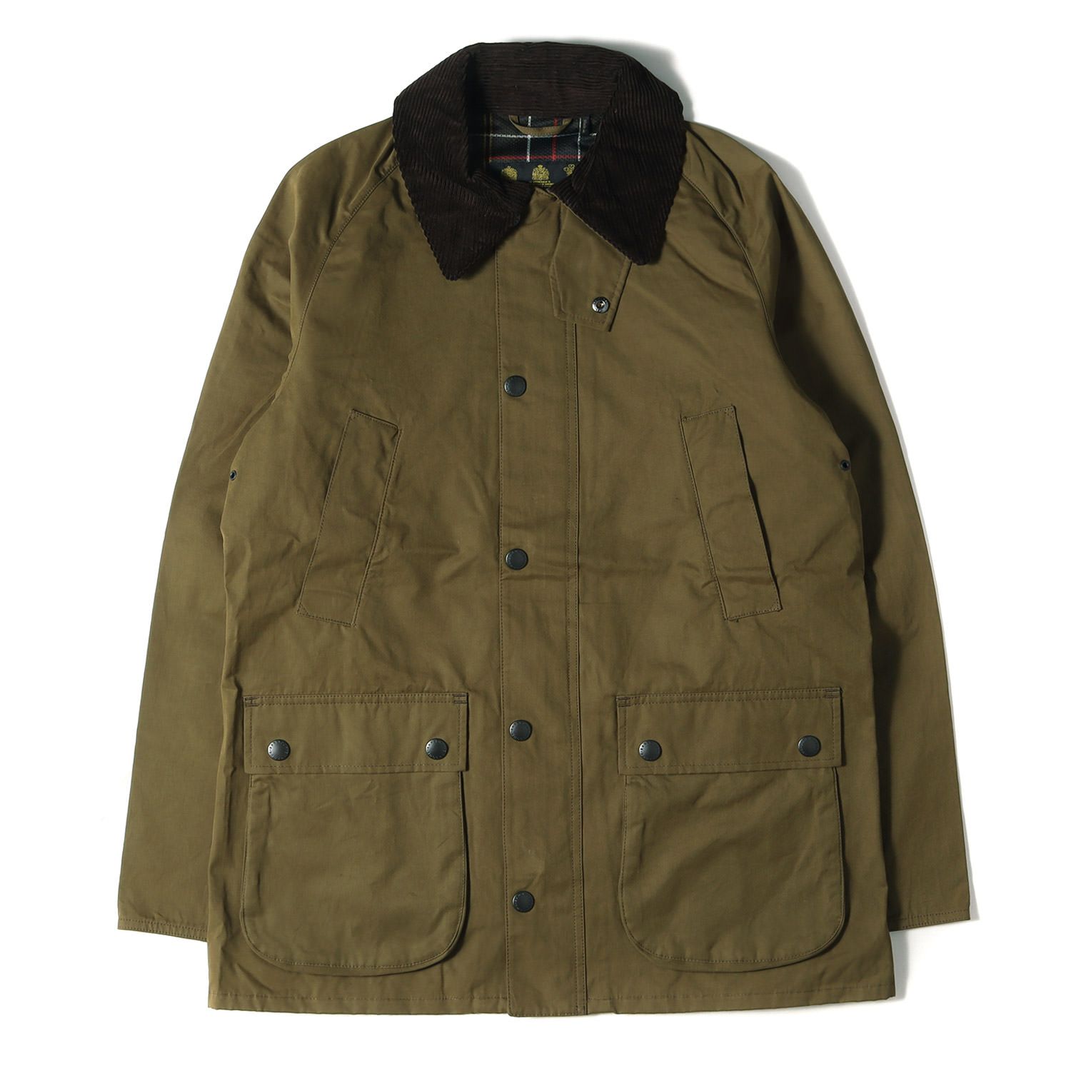 Barbour バブアー ビデイルSL カーキ 40 ピーチスキン ノン