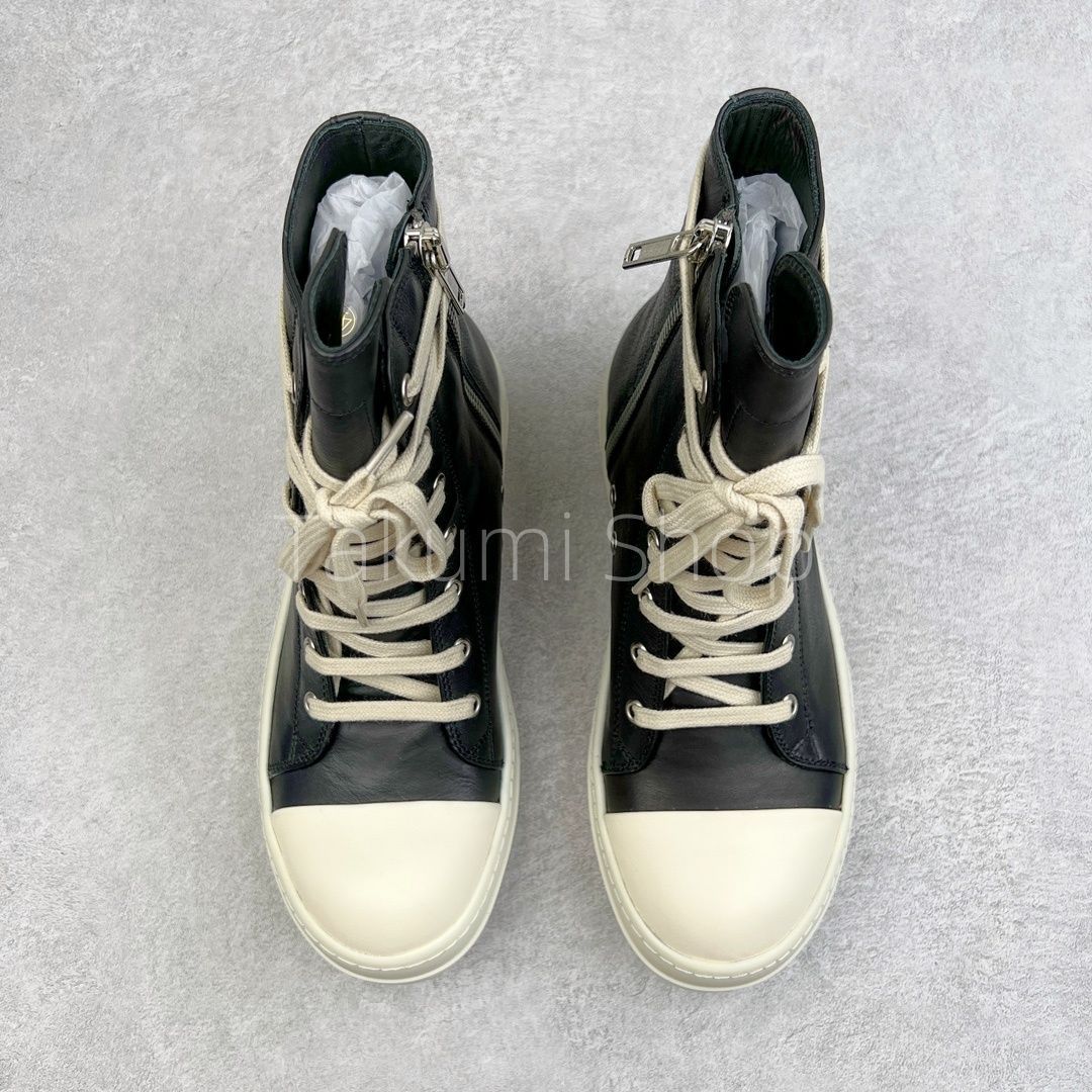 RICK OWENS リックオウエンス ハイカット レザー スニーカー