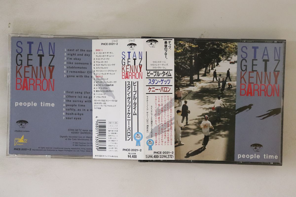 2CD Stan Getz, Kenny Barron People Time PHCE20212 EMARCY /00170