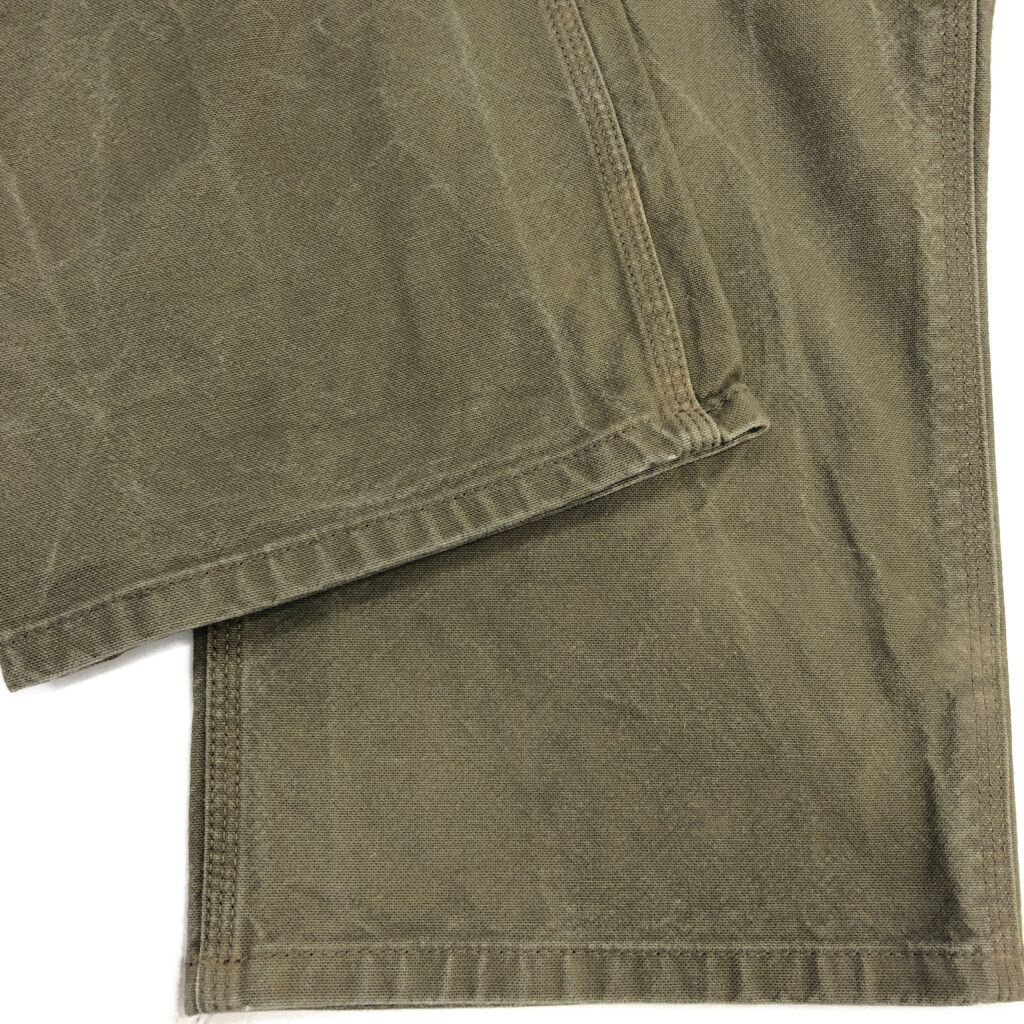 Carhartt カーハート ダック ペインターパンツ オリーブ メンズ W38 L32 古着 V3938 WWW_WOWDIGSITE_COM