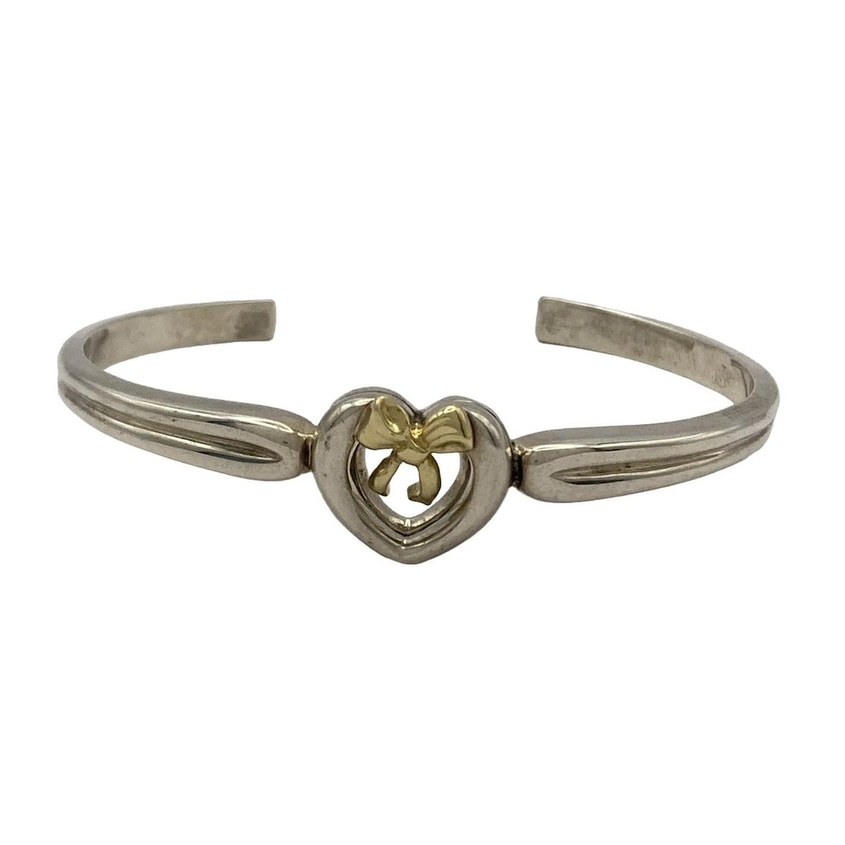 TIFFANY&Co.(ティファニー) バングル美品 - シルバー×K18YG