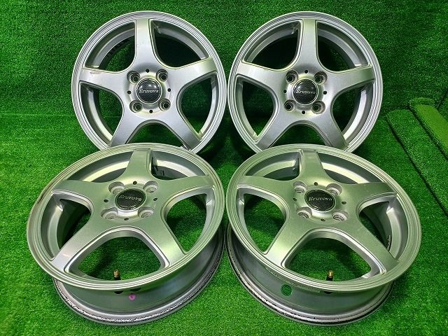 社外 Eruvova 14ｲﾝﾁ 4.5J 4穴 4本 100 45