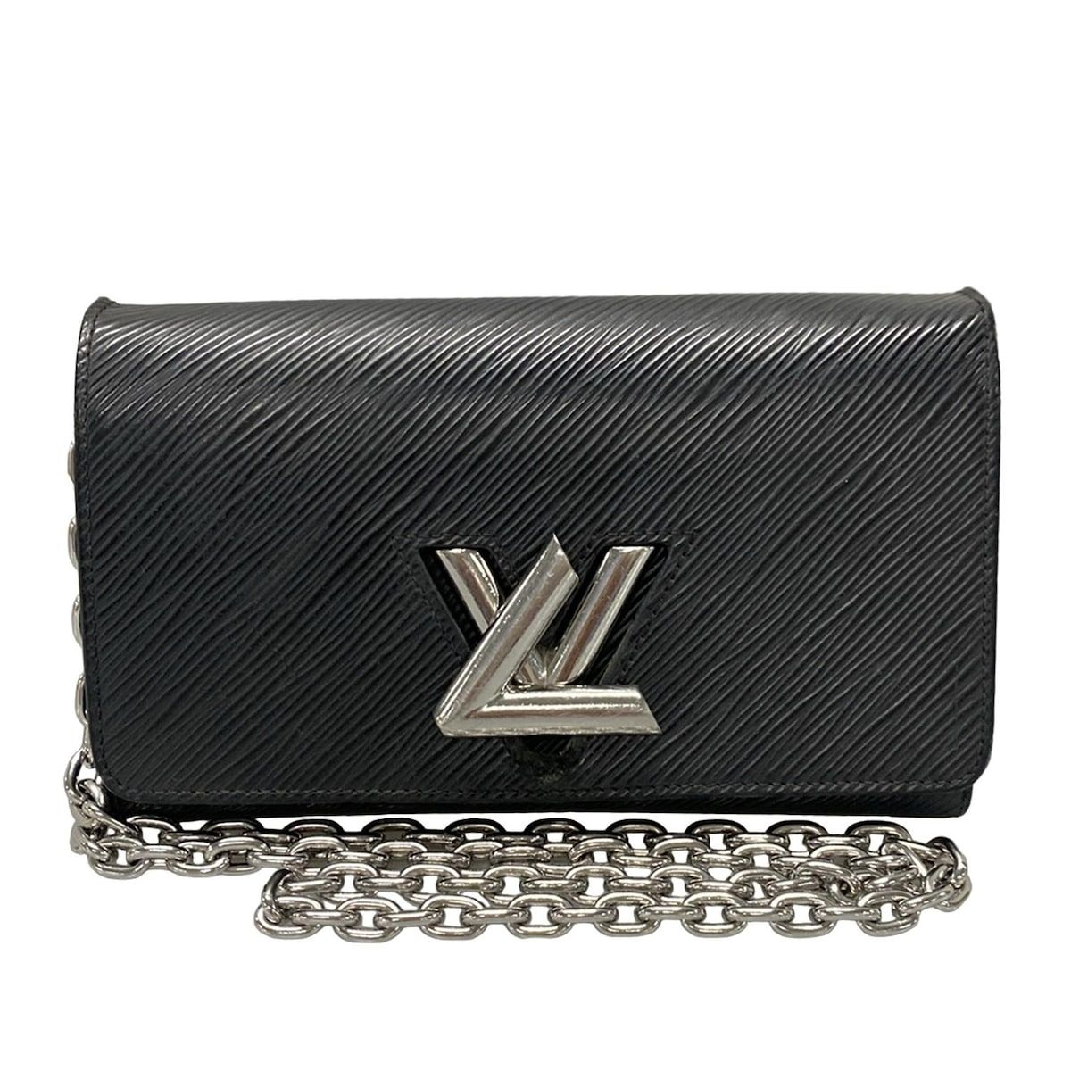 LOUIS VUITTON ルイヴィトン 財布 ツイスト ポルトフォイユツイストチェーン M62038 ノワール レザー 牛革