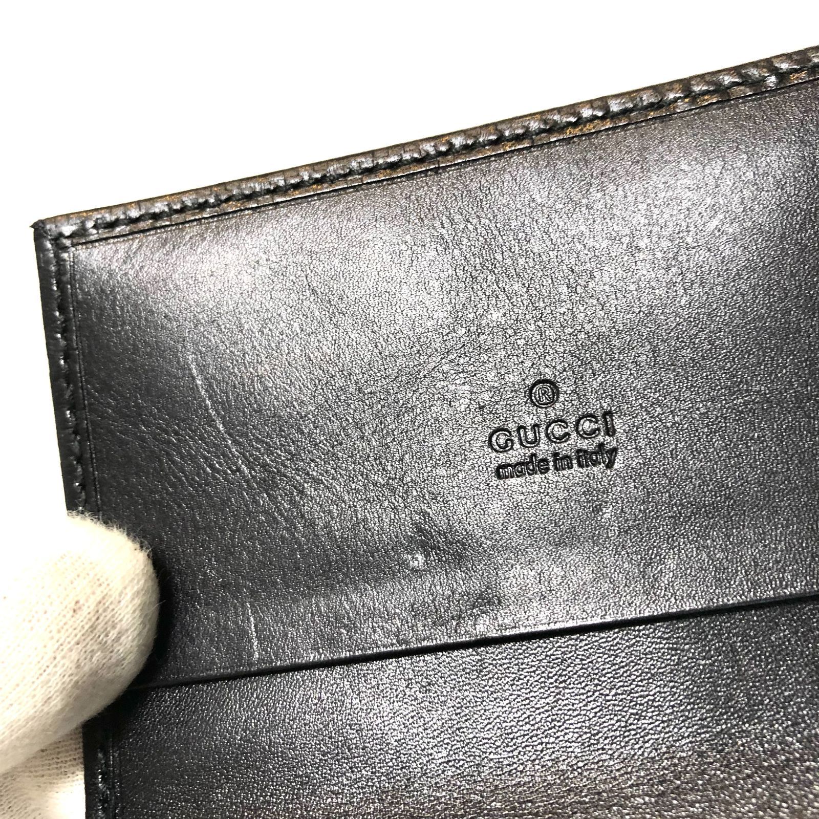 ⭐美品⭐Gucci ディアマンテ レザー 名刺入れ カードケース