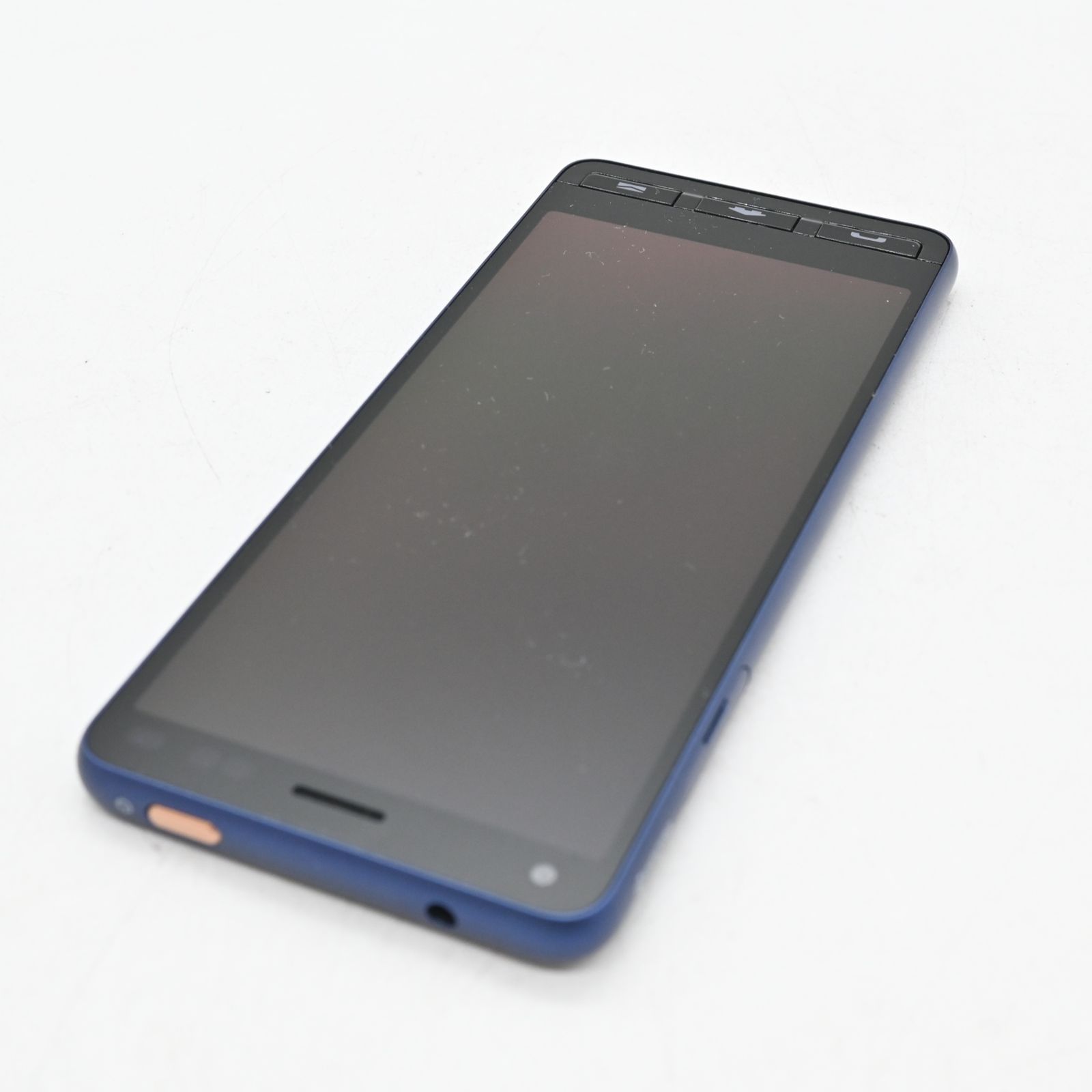 美品】Y!mobile かんたんスマホ2 ネイビー ※回線契約後発送
