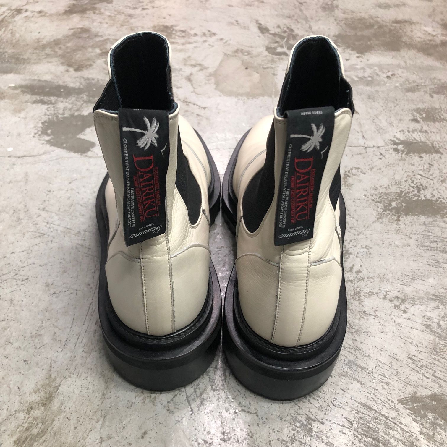 DAIRIKU 22SS Boy meets Girl Billy Side Goa サイドゴア レザー