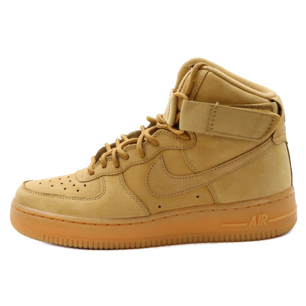 NIKE (ナイキ) WMNS AIR FORCE 1 HI PREMIUM FLAX WHEAT ウィメンズ エアフォース1 ウィート  ハイカットスニーカー US7/24cm ブラウン - メルカリ