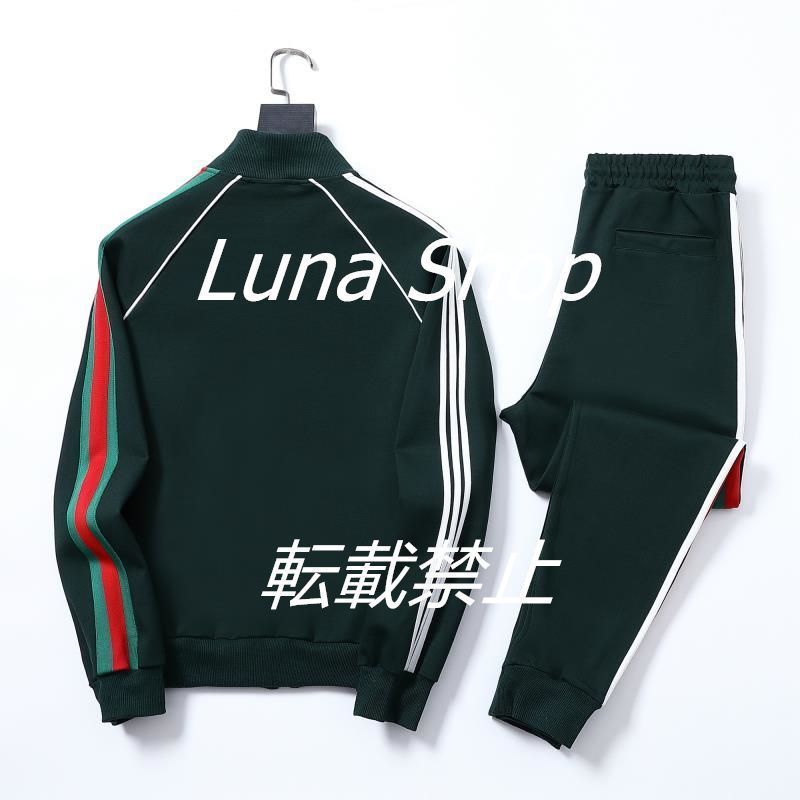 新品未使用 Gucci x Adidas グッチｘアディダススポーツウェアセット ユニセックス上下 2点セット セットアップ m3905 - メルカリ