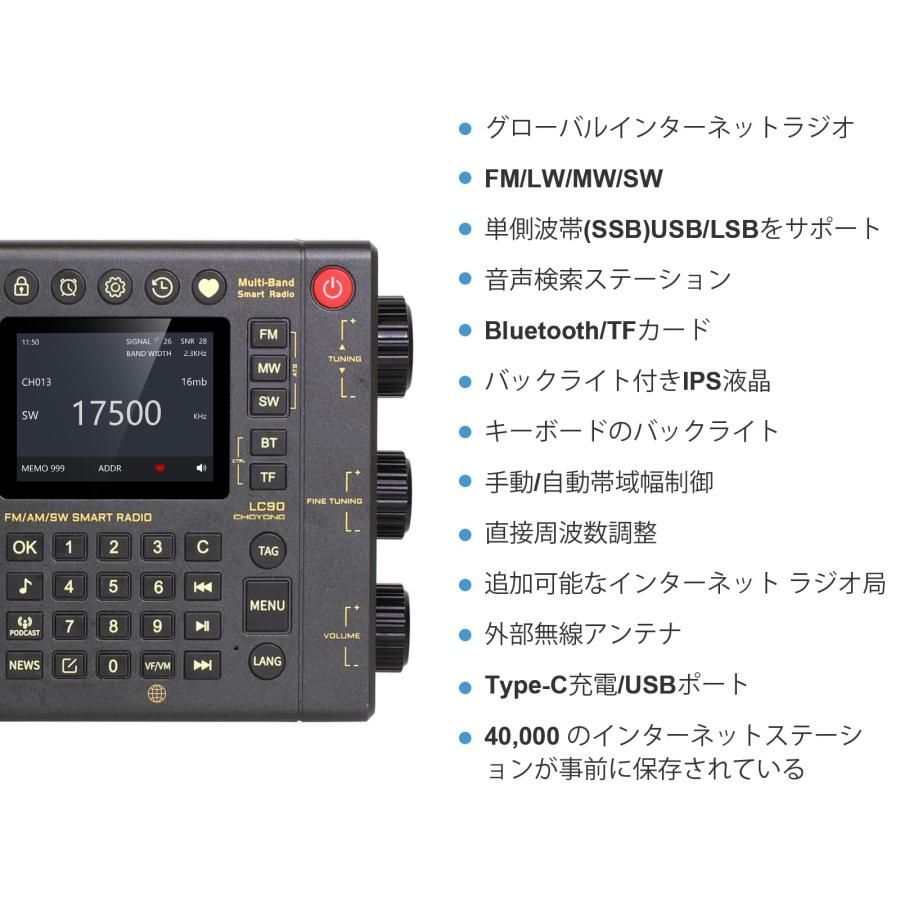 【週末お値下げ・美品】CHOYONG LC90 インターネットラジオグローバル版 週末お値下げ・美品】CHOYONG LC90 インターネットラジオグローバル版