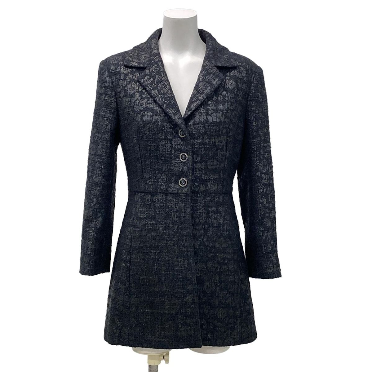 CHANEL シャネル ジャケット サイズ34. レディース P72389 黒 長袖|春|秋|2025年 コットン シルク