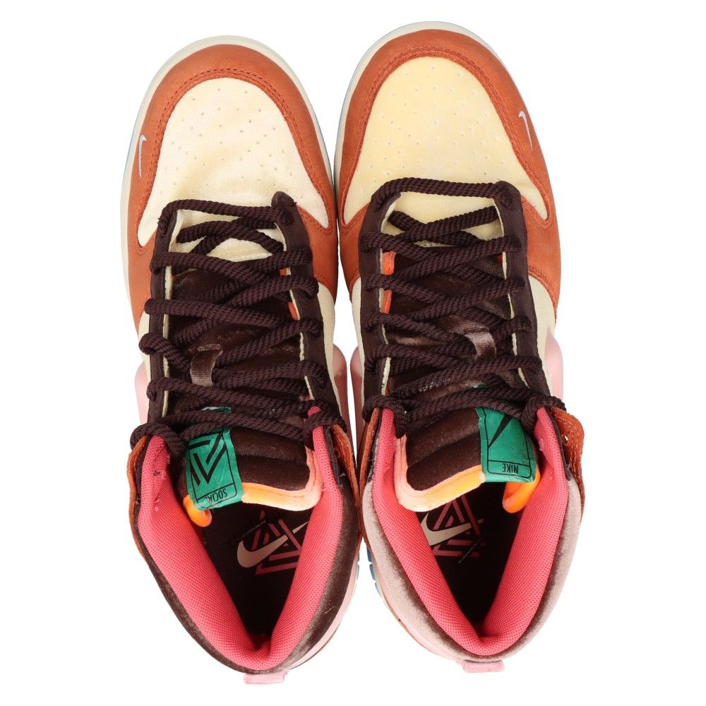 NIKE (ナイキ) ×SOCIAL STATUS DUNK MID CHOCOLATE MILK ダンク ミッド