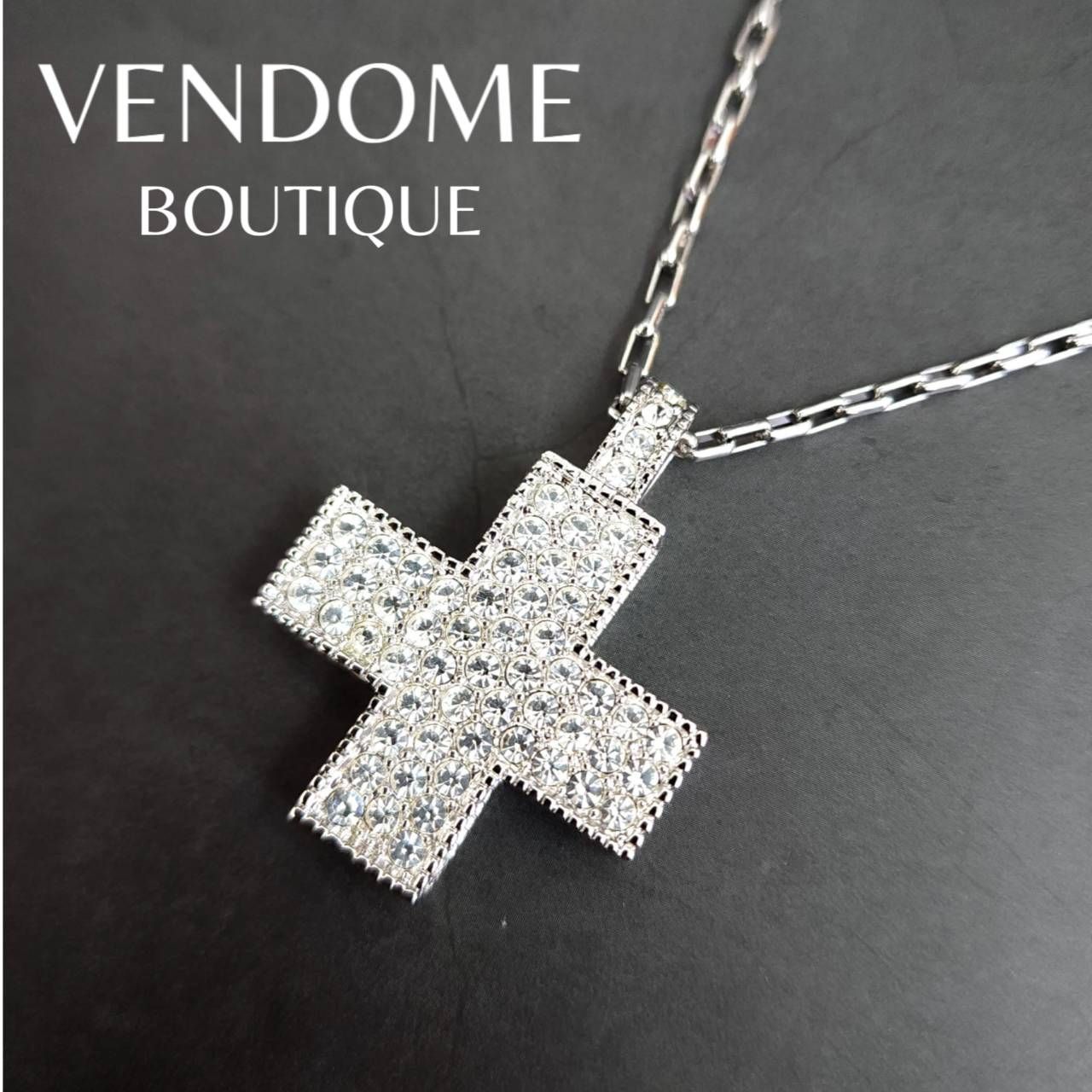最終価格】VENDOME BOUTIQUE ヴァンドームブティック ラインストーン 