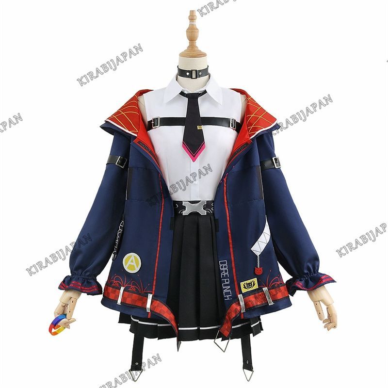 VTuber ブイチューバー コスプレ 百鬼あやめ コスプレ衣装 コスチューム パーティー 変装 制服 演出服 cosplay イベンド 変装 仮装 プレゼント 祭り仮装 アニメ クリスマス ハロウィン