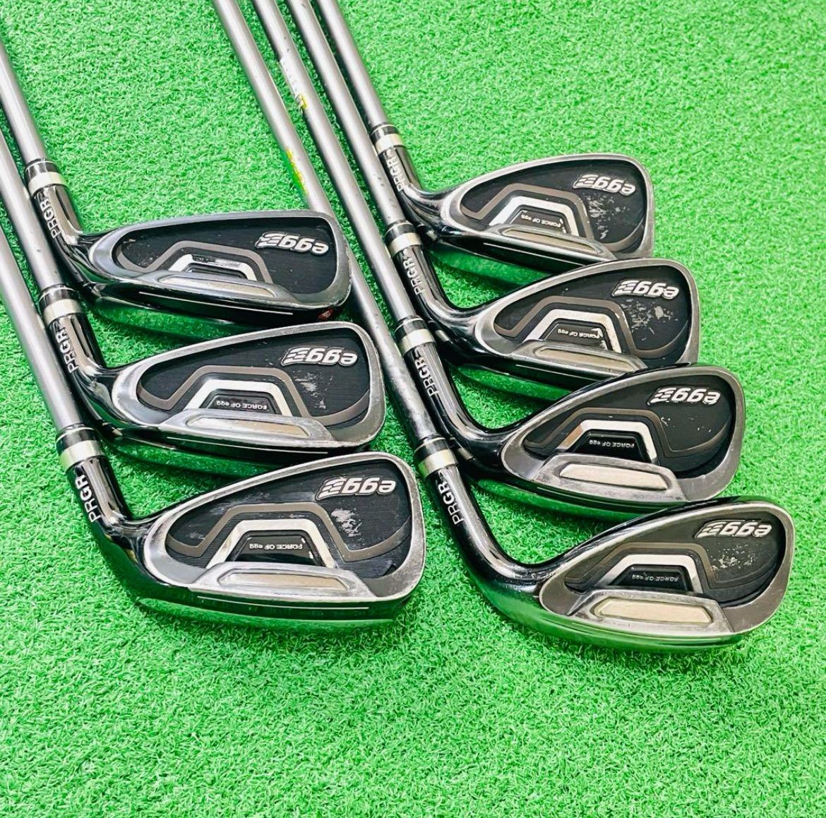 8913 PRGR egg 2015 プロギア エッグ アイアン7本セット フレックスS M-43 6.7.8.9.P.AS.S メンズ 右利き